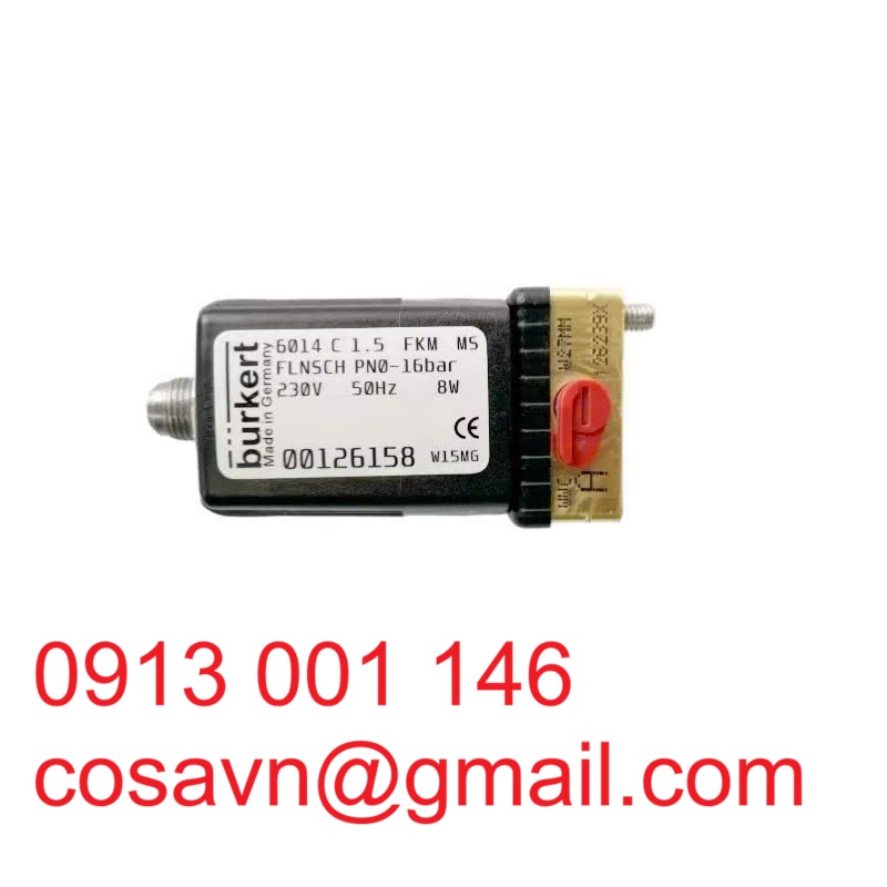 Van điện từ Bürkert 6014 C 1.5 FKM MS 6014 C 1.5 FKM MS